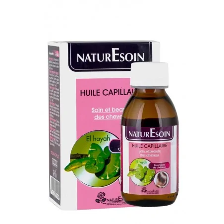 NATURE SOIN HUILE CAPILLAIRE EL HAYAH-TOUS TYPES DE CHEVEUX 125ML