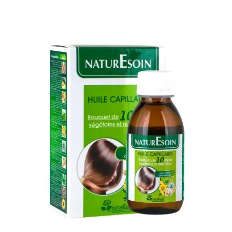 NATURE SOIN HUILE CAPILLAIRE 10-TOUS TYPES DE CHEVEUX 125ML