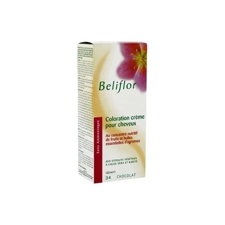 BELIFLOR UNIDOSE N° 34 COULEUR GOURMANDE CHOCOLAT120ML