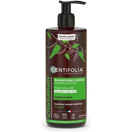 CENTIFOLIA SHAMPOING CREME PURIFIANT CHEVEUX GRAS 500ML