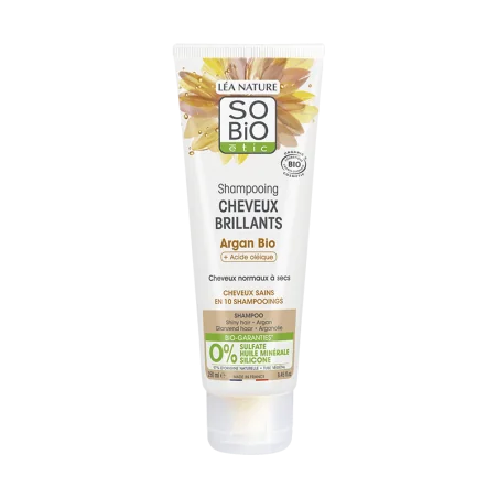 SO BIO SHAMPOING CHEVEUX BRILLANTS ARGAN 250ML