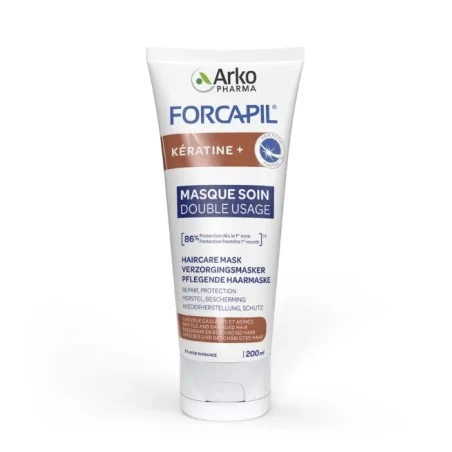 FORCAPIL KÉRATINE MASQUE SOIN DOUBLE USAGE 200ML
