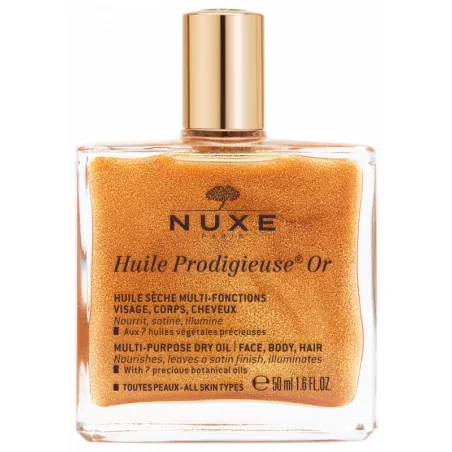 NUXE HUILE PRODIGIEUSE OR 50ML SOIN MULTI-FONCTIONS - VISAGE, CORPS, CHEVEUX
