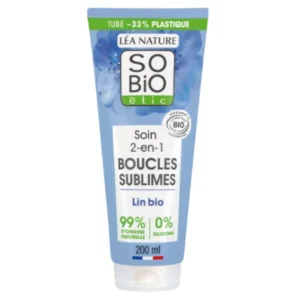 SO'BIO SOIN CHEVEUX BOUCLES LIN 200ML