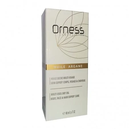 ORNESS SOIN EXPERT CORPS - VISAGE - CHEVEUX - HUILE ARGANE SÈCHE MULTI-USAGE 34ML