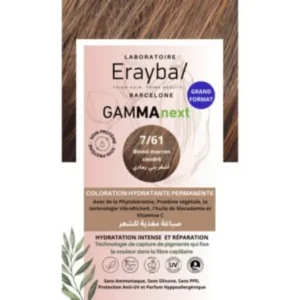 ERAYBA GAMMA NEXT COLORATION 7/61 BLOND FONCE MARRON COLORATION HYDRATANTE PERMANENTE