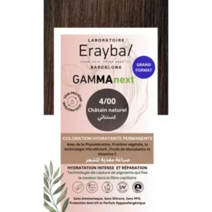 ERAYBA GAMMA NEXT COLORATION 4/00 CHATIN NATUREL COLORATION HYDRATANTE PERMANENTE