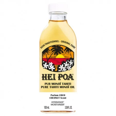 HEI POA SOINS TRADITIONNELES MULTI-USAGE PUR MONOÏ TAHITI-PARF COCO 100ML