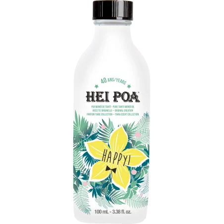 HEI POA COLLECTOR MONOI PUR MONOÏ TAHITI-HAPPY 100ML