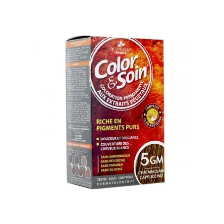 LES 3 CHENES COLOR&SOIN CHATIN CLAIR CAPPUCCINO 5GM