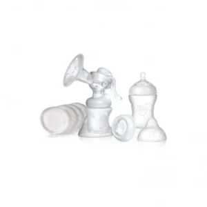 NUBY TIRE-LAIT MANUEL +1 BIBERON 150ML + 1 BIBERON 240 ML + 1 COUVERCLE + 2 COUSSINETS - ID72035