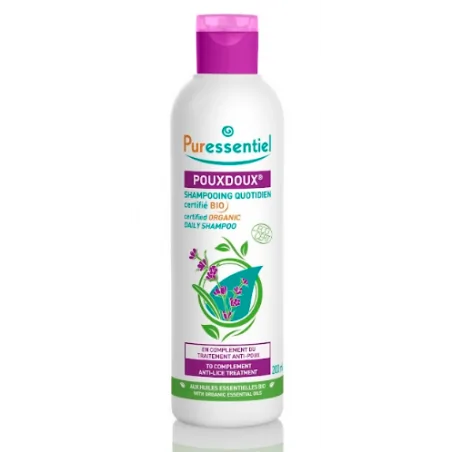 PURESSENTIEL SHAMPOOING QUOTIDIEN POUX DOUX BIO -200 ML
