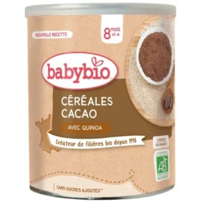 BABYBIO CÉRÉALES CACAO AVEC QUINOA 220G