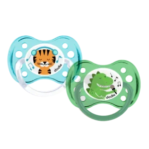 DODIE SUCETTE ANATOMIQUE 28 +6M DUO TIGRE/DINOSAURE