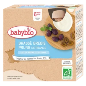 BABYBIO BRASSÉ BREBIS PRUNE 4X85G