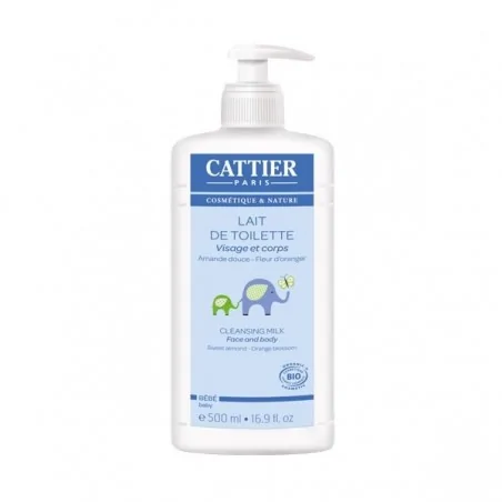 CATTIER LAIT DE TOILETTE BÉBÉ - BIO - 500 ML