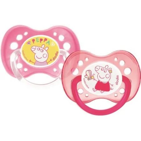 DODIE SUCETTE ANATOMIQUE A80 +18 SIL PEPPA PIG X2