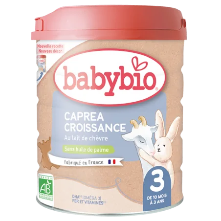 BABYBIO CAPREA 3 CROISSANCE AU LAIT DE CHÈVRE 800G