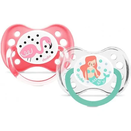 DODIE SUCETTE ANATOMIQUE 18 +6M DUO SIRENE/FLAMAND