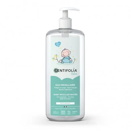 CENTIFOLIA EAU MICELLAIRE VISAGE ET CORPS SANS RINCAGE BIO 485ML