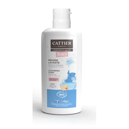 CATTIER MOUSSE LAVANTE CHEVEUX / CORPS 150ML