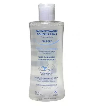 GILBERT EAU NETTOYANTE DOUCEUR 3EN1 BEBE 200ML