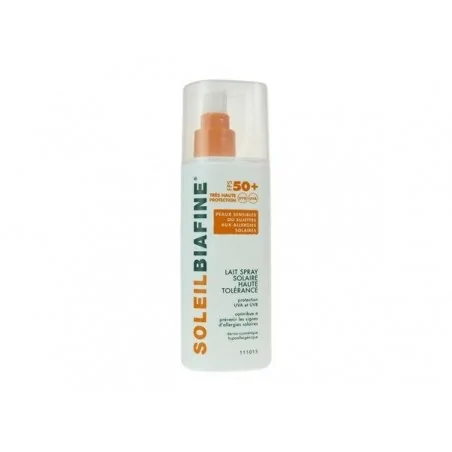 BIAFINE LAIT SPRAY SPF50+ PEAUX SENSIBLES OU ALLERGIQUES 200ML