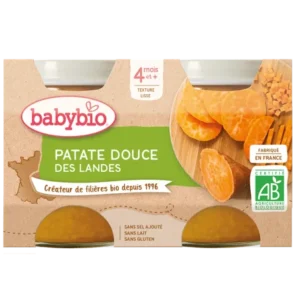 BABYBIO PATATE DOUCE DES LANDES 2X130G