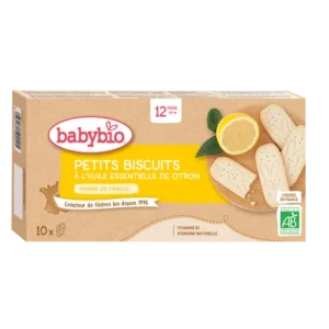 BABYBIO PETITS BISCUITS À L’HUILE ESSENTIELLE DE CITRON X10