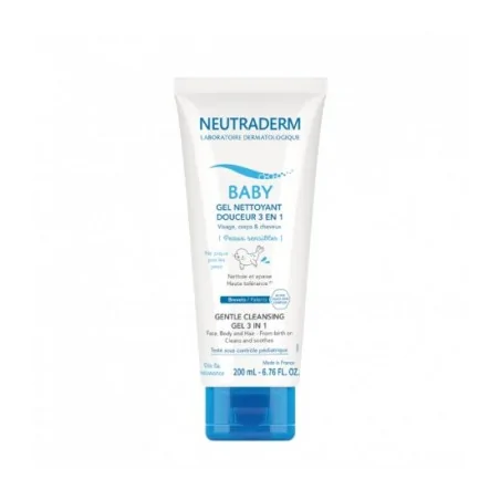 NEUTRADERM BABY GEL NETTOYANT DOUCEUR 3 EN 1 - 200ML