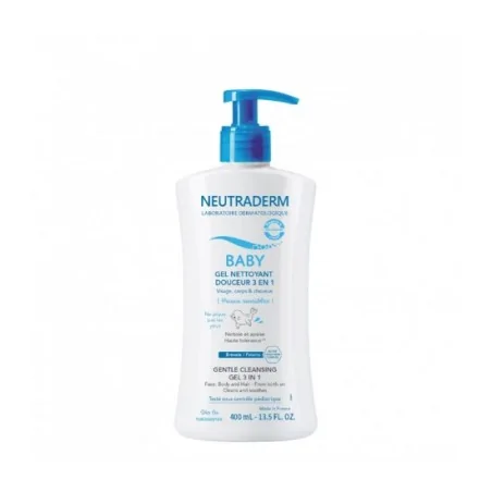 NEUTRADERM BABY GEL NETTOYANT DOUCEUR 3 EN 1 - 400ML