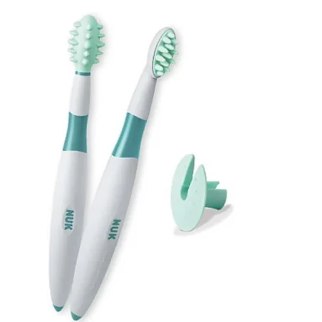 NUK SET DE BROSSES À DENTS ÉDUCATIVES 6+ MOIS