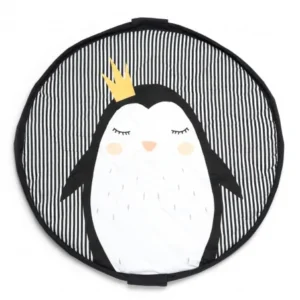 PLAY&GO SAC DE RANGEMENT DE JOUETS ET TAPIS DE JEUX SOFT PINGOUIN