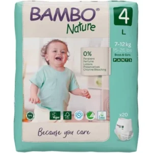 BAMBO NATURE CULOTE D'APPRENTISSAGE T4 (7-14KG) | 20 U