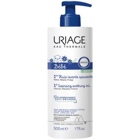 URIAGE BÉBÉ 1ER HUILE LAVANTE APAISANTE 500ML