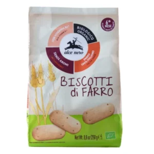 ALCE NERO BISCUIT BLÉ FARRO 250G