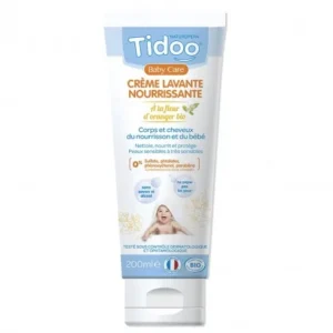 TIDOO CRÈME LAVANTE NOURRISSANTE À LA FLEUR D’ORANGER 200ML
