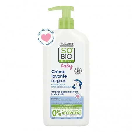 SO BIO BABY CRÈME LAVANTE SURGRAS - 500ML