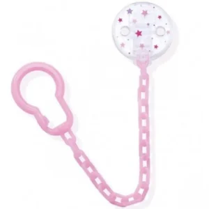 DODIE ATTACHE-­‐SUCETTE CHAINETTE ROSE