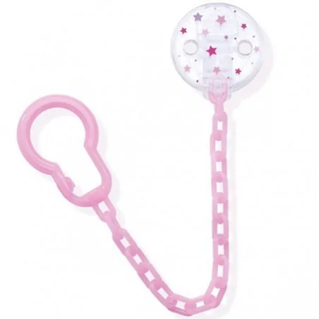 DODIE ATTACHE-­‐SUCETTE CHAINETTE ROSE