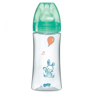 DODIE BIBERON INITIATION+ 330ML VERT VALENTIN +6 M TET RONDE 3 VIT D3