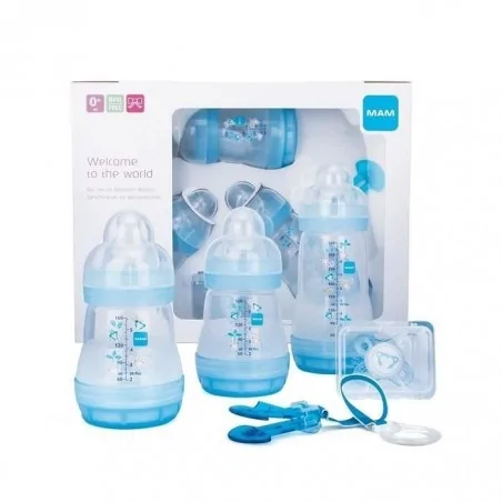 MAM COFFRET WELCOME TO THE WORLD BLEU