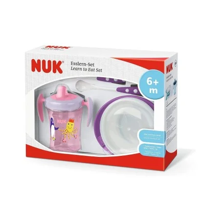 NUK SET REPAS ROSE/VIOLET 6+