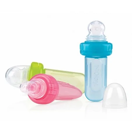 NUBY GRIGNOTEUR NIBBER POUR FRUITS ET BISCUITS 100% SILICONNE - ID5577