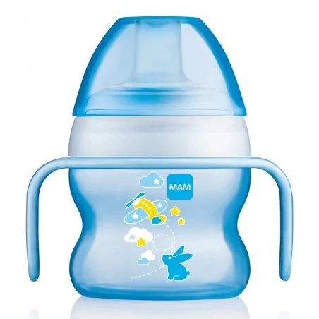 MAM TASSE STARTER CUP COULEUR BLEU 4MOIS+ 150ML