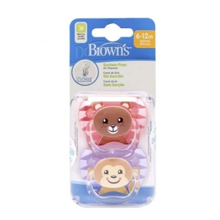 DR BROWNS SUCETTE PREVENT 6-18 MOIS PACK DE 2