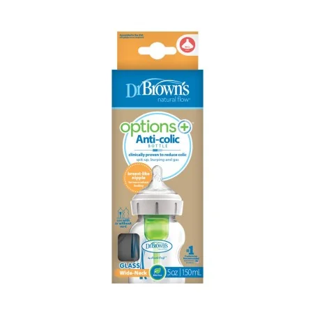 DR BROWN’S BIBERON COLE LARGE EN VERRE 150ML SB51700