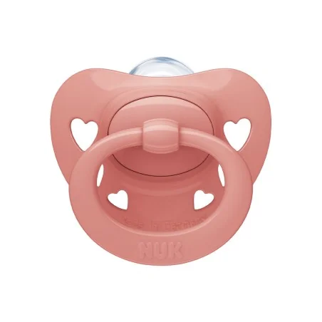 NUK SUCETTE EN SILICONE SIGNATURE 0-6 MOIS ROSE