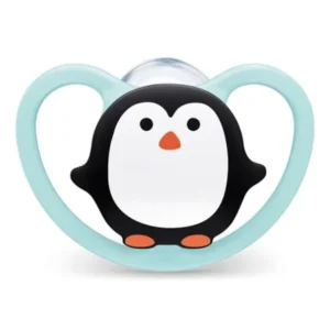 NUK SUCETTE SPACE SILICONE PINGOUIN 0-6MOIS
