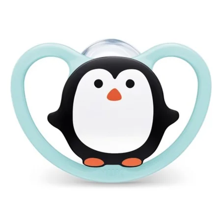 NUK SUCETTE SPACE SILICONE PINGOUIN 0-6MOIS